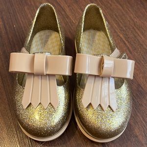 Gold glitter mini Melissa’s